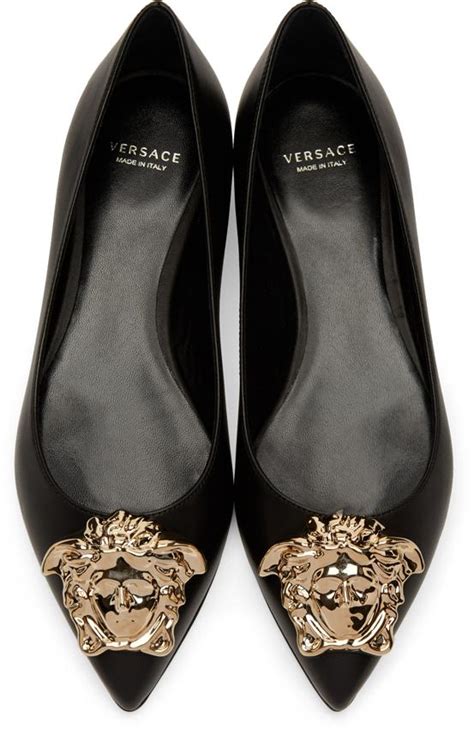 flat shoes versace